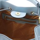 Minerva Leather Bucket bag Light Blue TL142145