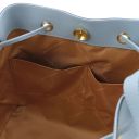 Minerva Leather Bucket bag Light Blue TL142145