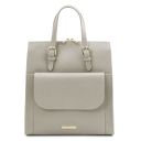 TL Bag Zaino da Donna in Pelle Grigio chiaro TL142211