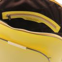 TL Bag Damenrucksack aus Saffiano Leder Gelb TL141631