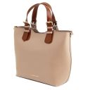 TL Bag Shopping Tasche aus Saffiano Leder Nude TL141696