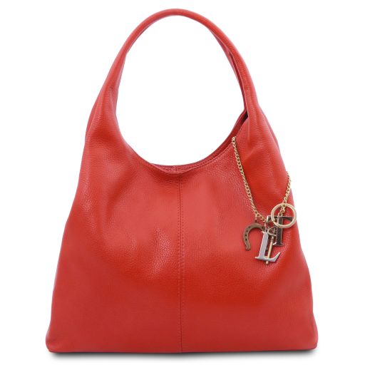 TL Keyluck Soft Leather Shoulder bag Coral TL142264