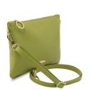 TL Bag Clutch aus Weichem Leder Grün TL142029