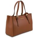 Aura Leather Handbag Коньяк TL141434
