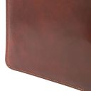 Claudio Exclusive Leather Document Case With Handle Brown TL141208