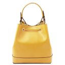 Minerva Leather Bucket bag Yellow TL142145