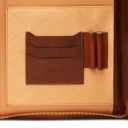 Luigi XIV Leather Document Case With zip Closure Honey TL141287