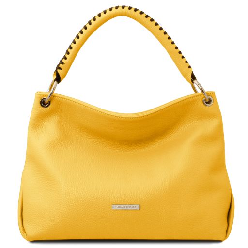 TL Bag Soft Leather Shoulder bag Yellow TL142087