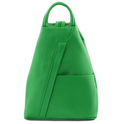 Shanghai Leather Backpack Green TL141881