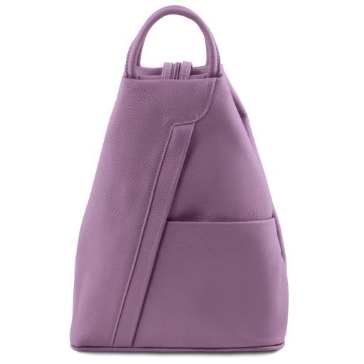 Shanghai Soft Leather Backpack Lilac TL141881