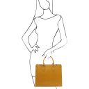 Iside Leather Business bag for Women Горчичный TL142240