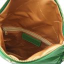 TL Young bag Schultertasche aus Leder mit Quasten Grün TL141153