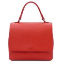 Silene Leather Convertible Backpack Handbag Coral TL142152