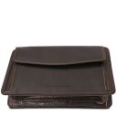 Denis Exclusive Leather Handy Wrist bag for men Dark Brown TL141445