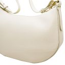 Laura Leather Shoulder bag Ivory TL142227