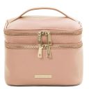 Mary Beauty Case in Pelle Morbida Rosa TL142206