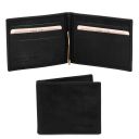 Exclusive Leather Card Holder With Money Clip Черный TL142055