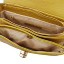 TL Bag Schultertasche aus Leder Senf TL142288