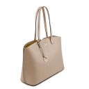 TL Bag Leather Shopping bag Light Taupe TL141828