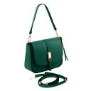 Nausica Leather Shoulder bag Forest Green TL141598