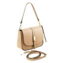 Nausica Leather Shoulder bag Champagne TL141707