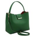Clio Leather Secchiello bag Green TL141690