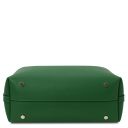 Clio Schultertasche Secchiello aus Leder Grün TL141690