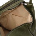 Shanghai Zaino in Pelle Morbida Verde Foresta TL141881