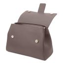 TL Bag Handtasche aus Leder Grau TL142156