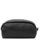 TL Bag Soft Leather Toiletry Case Black TL142314