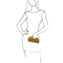 TL Bag Trousse de Toilette en Cuir Souple Moutarde TL142314
