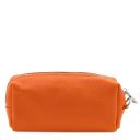 TL Bag Trousse de Toilette en Cuir Souple Orange TL142315