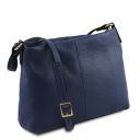 TL Bag Soft Leather Shoulder bag Dark Blue TL141720