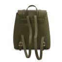 TL Bag Sac à dos Pour Femme en Cuir Vert Forêt TL142281