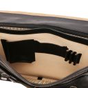 Siena Leather Messenger bag 2 Compartments Black TL142243