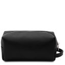 TL Bag Soft Leather Toilet bag Black TL142324