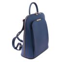 TL Bag Saffiano Leather Backpack for Women Dark Blue TL141631