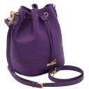 TL Bag Bolso Cubo Secchiello en Piel Violeta TL142146