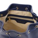 TL Bag Bolso Cubo Secchiello en Piel Azul oscuro TL142146
