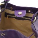 Minerva Leather Bucket bag Purple TL142145