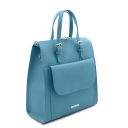 TL Bag Zaino da Donna in Pelle Azzurro TL142211