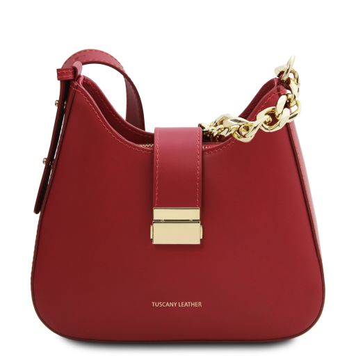 Calipso Borsa al Hombro en Piel Rojo TL142254