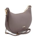 Laura Leather Shoulder bag Grey TL142227